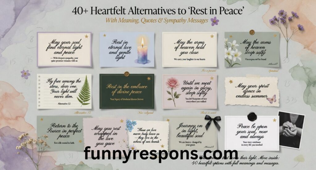 40+ Heartfelt Alternatives to “Rest in Peace” With Meaning, Quotes, and Sympathy Messages
