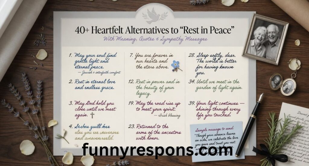 40+ Heartfelt Alternatives to “Rest in Peace” With Meaning, Quotes, and Sympathy Messages