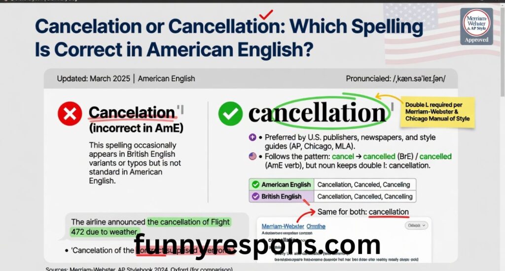 Cancelation or Cancellation: Which Spelling Is Correct in American English?
