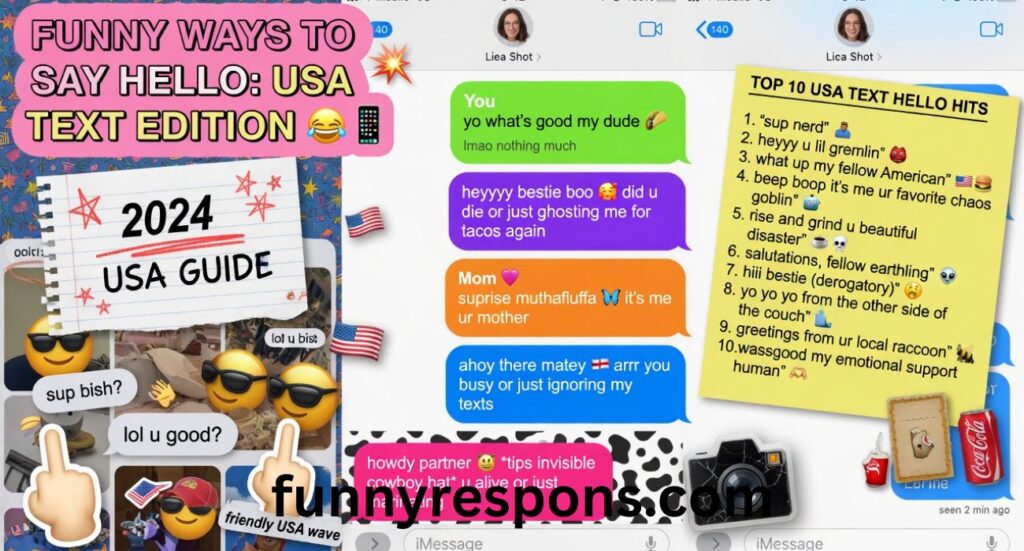Funny Ways to Say Hello: Funny Ways to Say Hello in Text Messages (USA Guide)