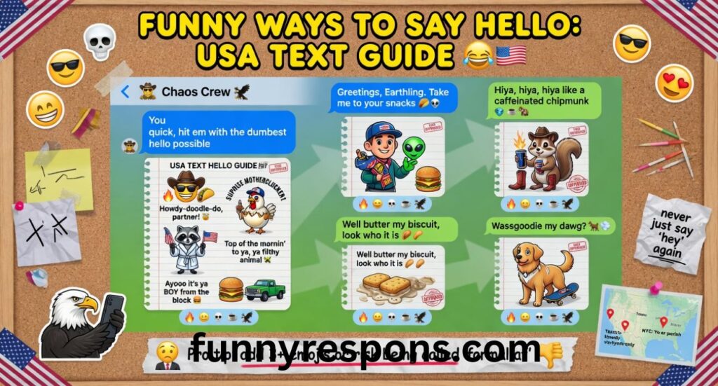 Funny Ways to Say Hello: Funny Ways to Say Hello in Text Messages (USA Guide)