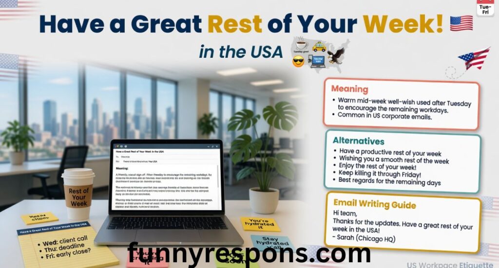 Have a Great Rest of Your Week in the USA: Meaning, Alternatives, and Email Writing Guide