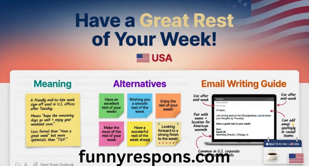 Have a Great Rest of Your Week in the USA: Meaning, Alternatives, and Email Writing Guide