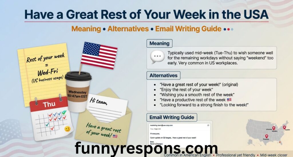 Have a Great Rest of Your Week in the USA: Meaning, Alternatives, and Email Writing Guide