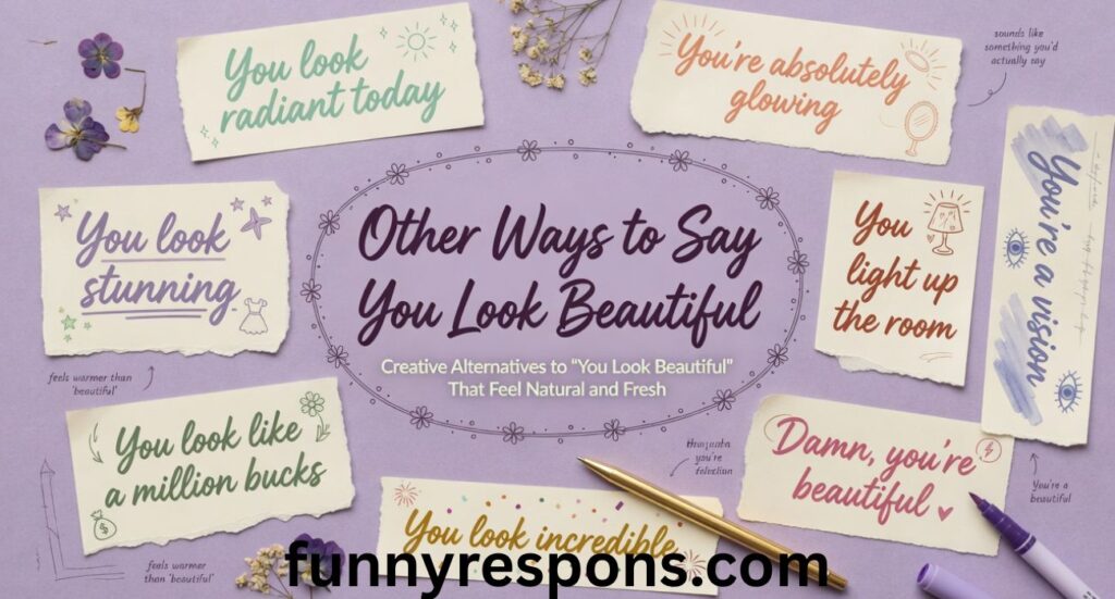 Other Ways to Say You Look Beautiful – Creative Alternatives to “You Look Beautiful” That Feel Natural and Fresh