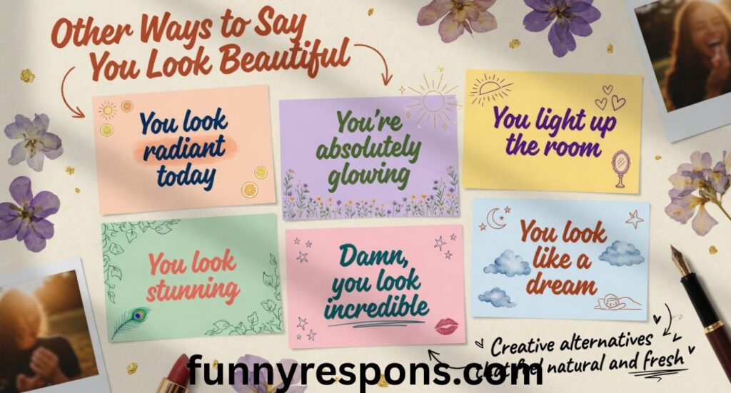Other Ways to Say You Look Beautiful – Creative Alternatives to “You Look Beautiful” That Feel Natural and Fresh
