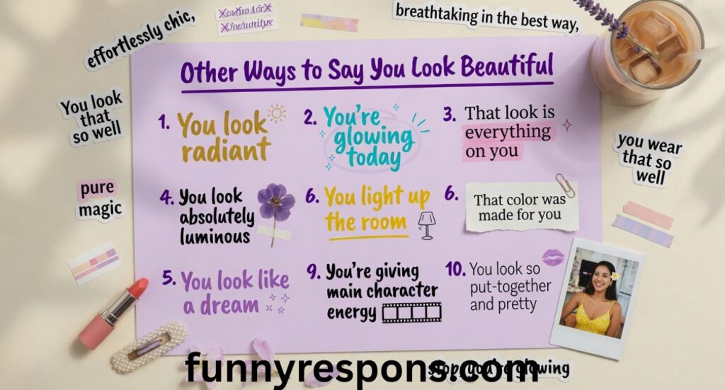 Other Ways to Say You Look Beautiful – Creative Alternatives to “You Look Beautiful” That Feel Natural and Fresh