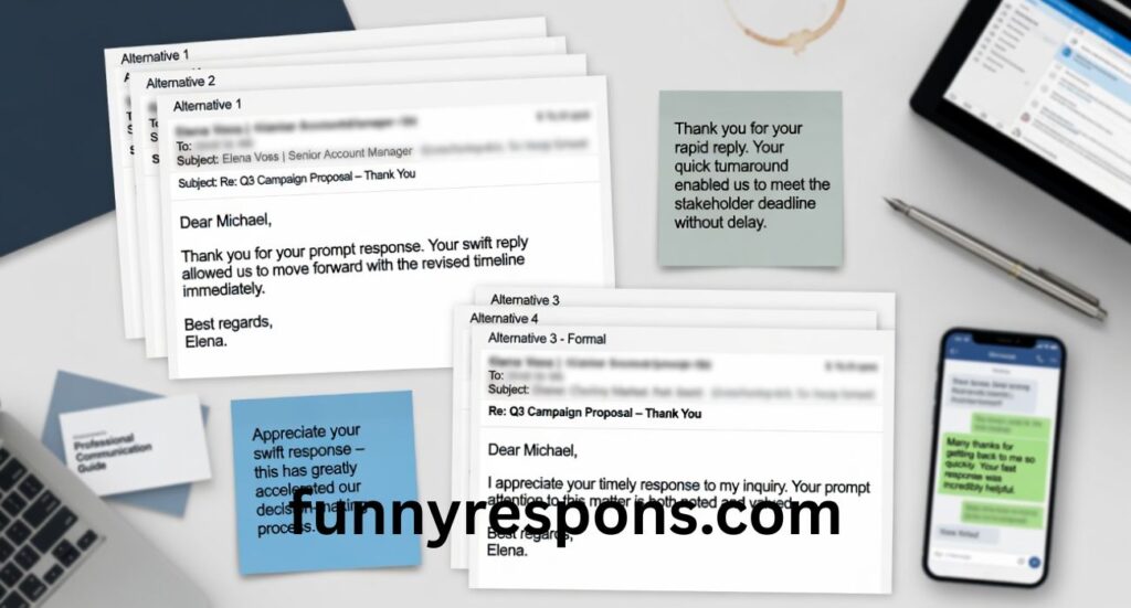 35 Professional Ways to Say “Thank You for Your Quick Response” in Emails and Messages
