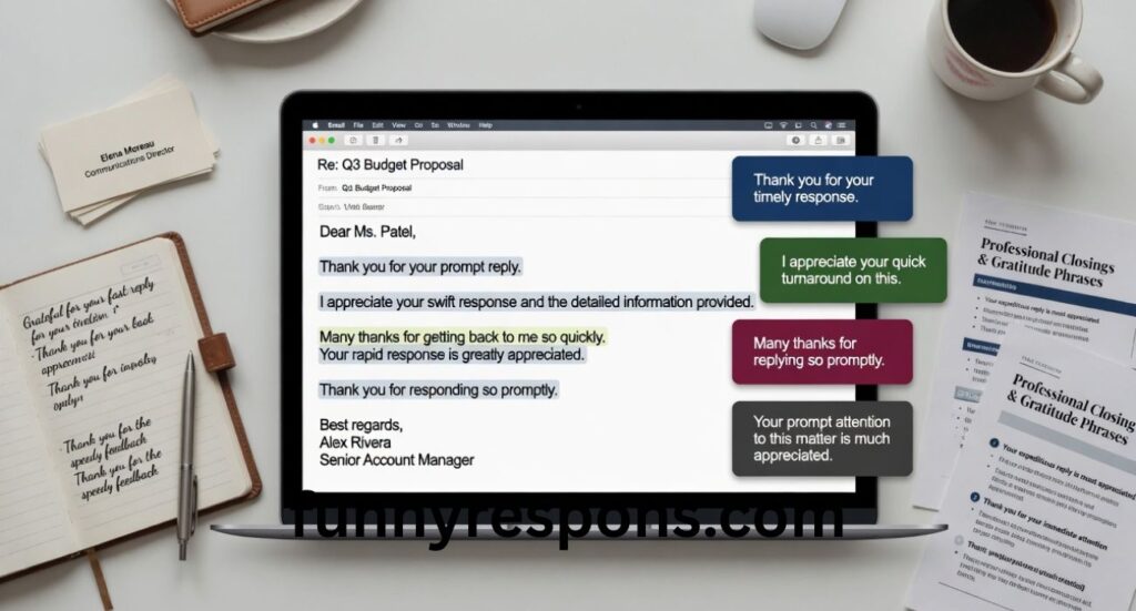 35 Professional Ways to Say “Thank You for Your Quick Response” in Emails and Messages
