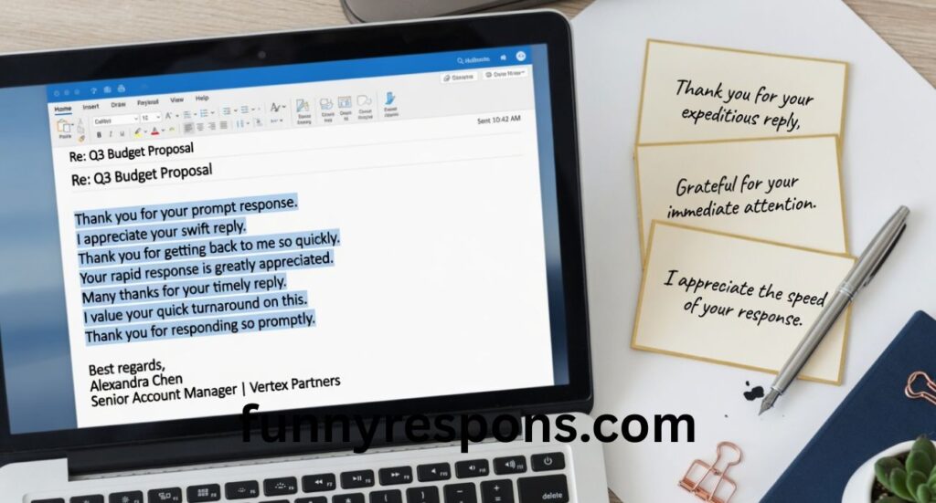 35 Professional Ways to Say “Thank You for Your Quick Response” in Emails and Messages
