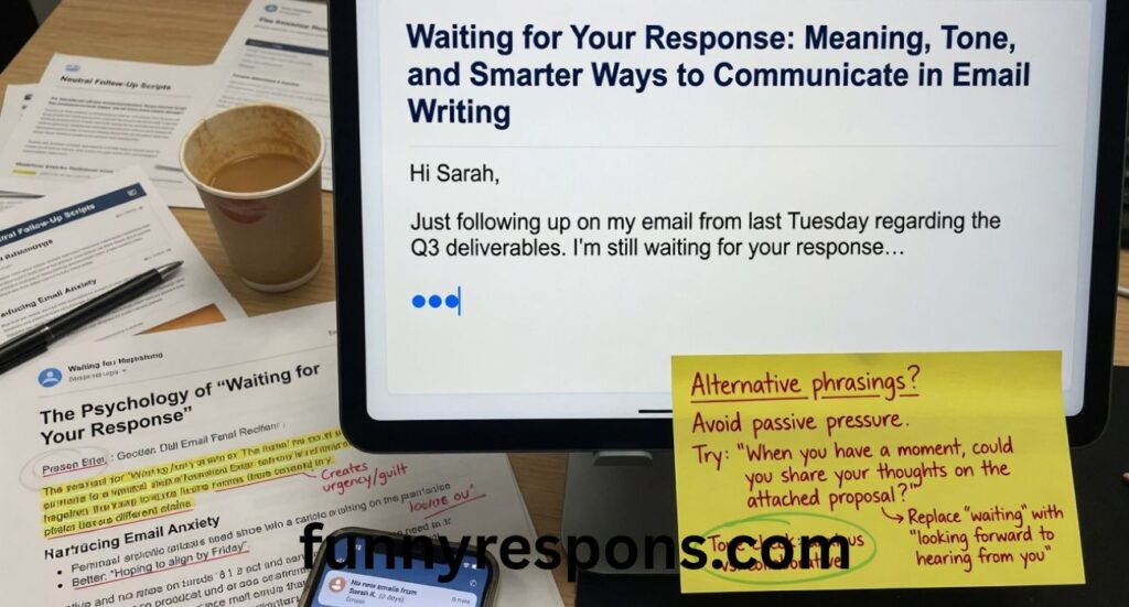 Waiting for Your Response: Meaning, Tone, and Smarter Ways to Communicate in Email Writing
