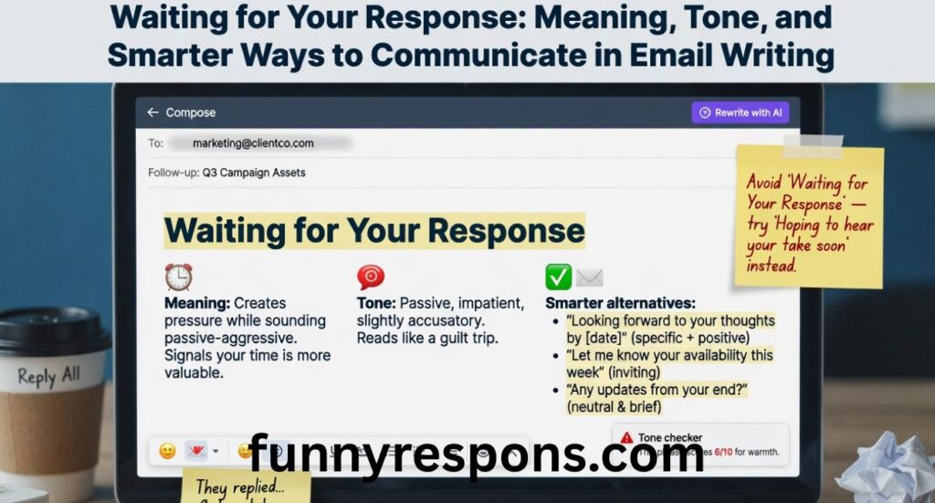 Waiting for Your Response: Meaning, Tone, and Smarter Ways to Communicate in Email Writing