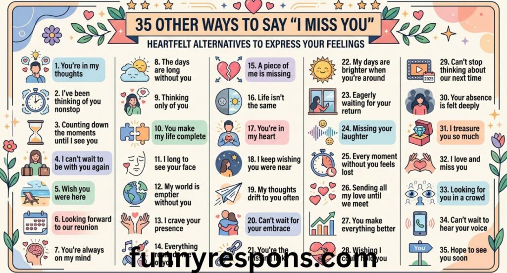 35 Other Ways to Say “I Miss You” – Heartfelt Alternatives to Express Your Feelings