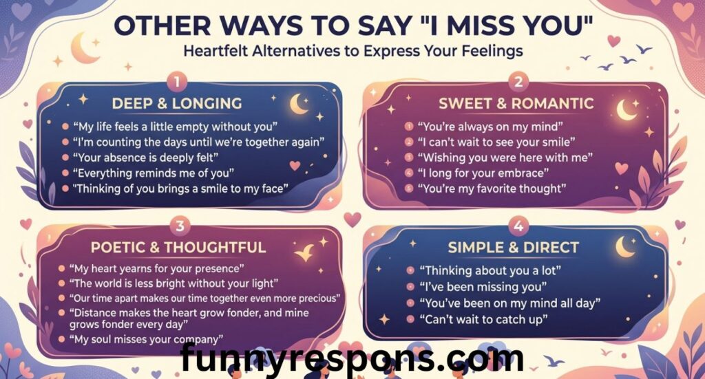35 Other Ways to Say “I Miss You” – Heartfelt Alternatives to Express Your Feelings