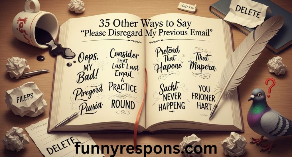 35 Other Ways to Say “Please Disregard My Previous Email”
