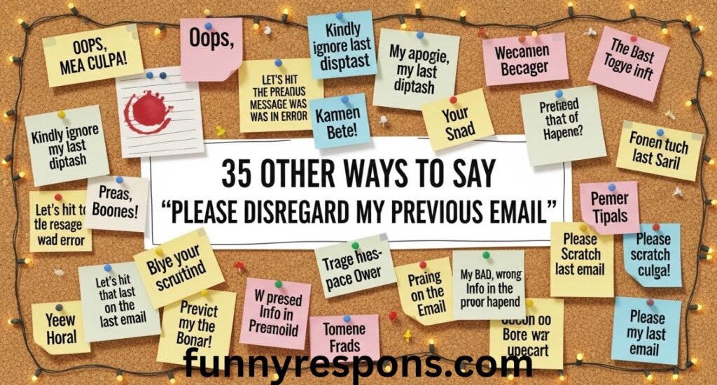 35 Other Ways to Say “Please Disregard My Previous Email”