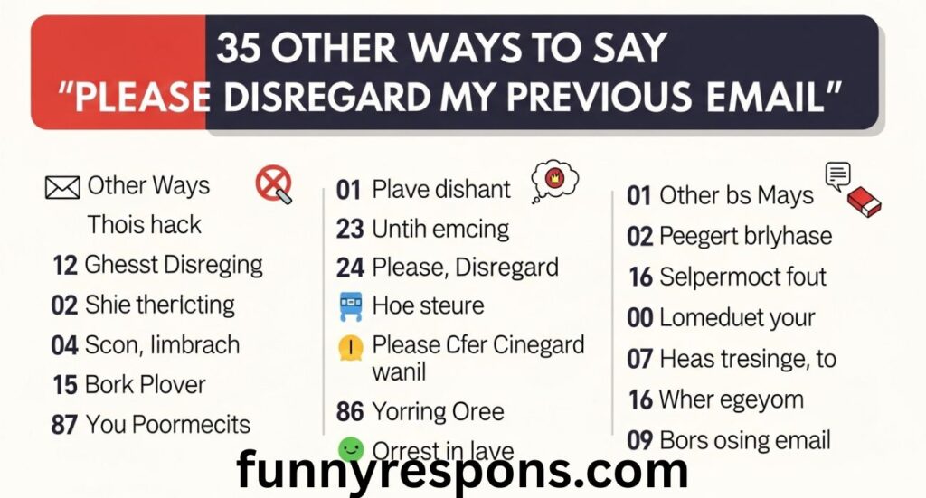 35 Other Ways to Say “Please Disregard My Previous Email”