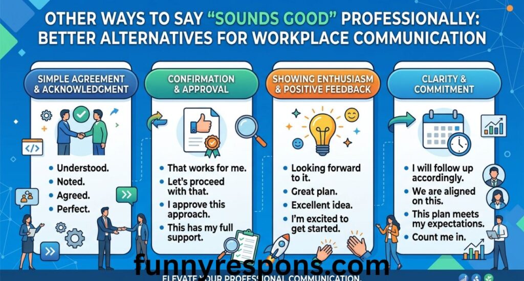 Other Ways to Say Sounds Good Professionally: 35 Better Alternatives for Workplace Communication
