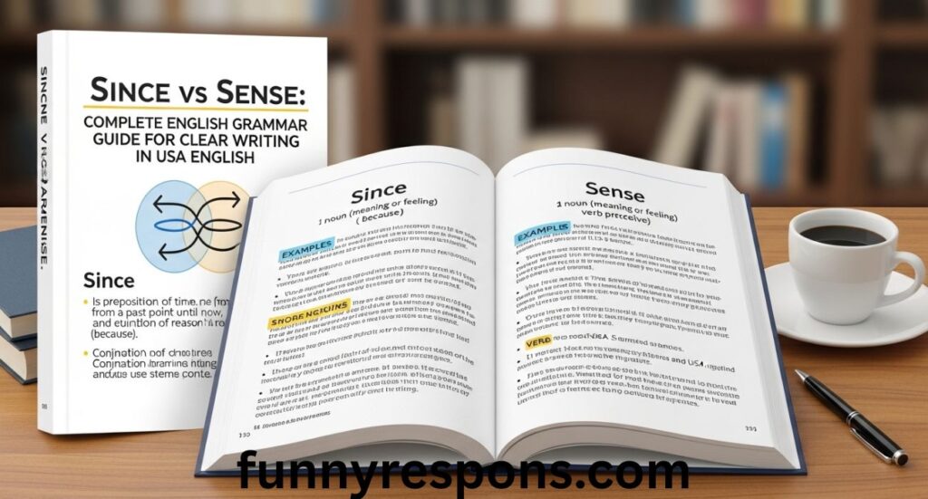 Since vs Sense: Complete English Grammar Guide for Clear Writing in USA English
