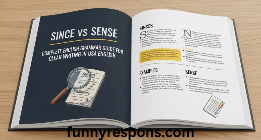 Since vs Sense: Complete English Grammar Guide for Clear Writing in USA English