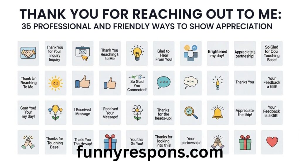 Thank You for Reaching Out to Me: 35 Professional and Friendly Ways to Show Appreciation