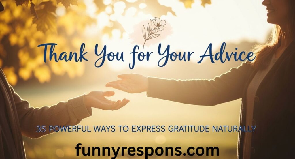 Thank You for Your Advice: 35 Powerful Ways to Express Gratitude Naturally