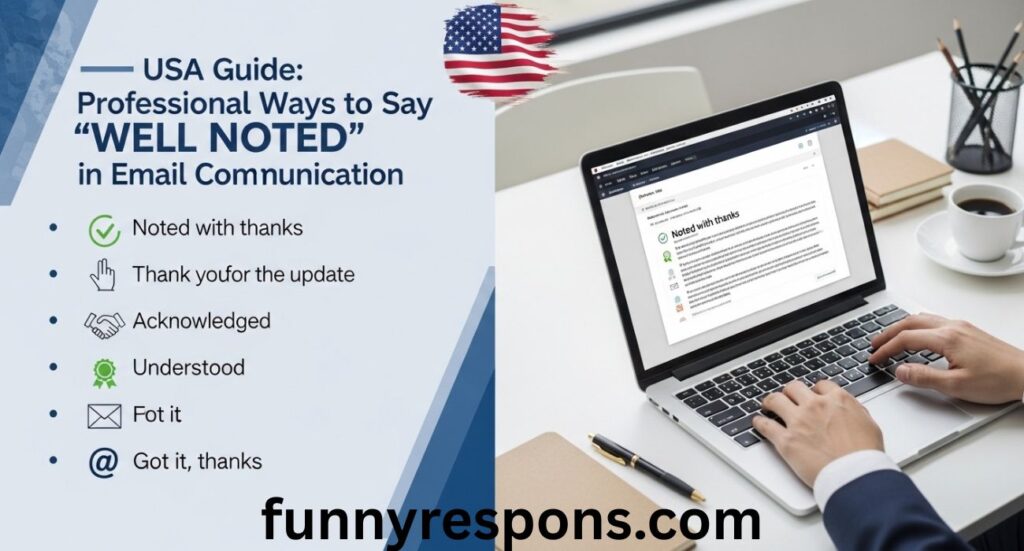 Well Noted Meaning in Email (USA Guide): Professional Ways to Say “Well Noted” in Email Communication