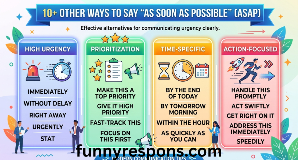 Other Ways to Say As Soon As Possible: 40 Polite and Professional Alternatives