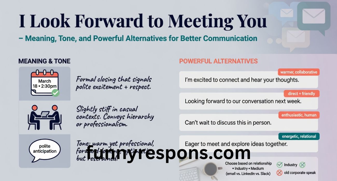 I Look Forward to Meeting You – Meaning, Tone, and Powerful Alternatives for Better Communication