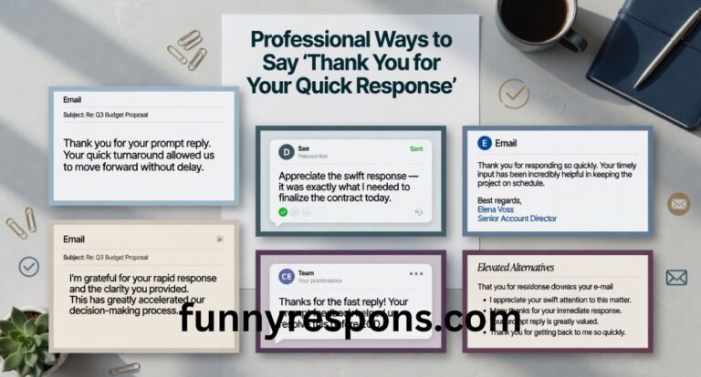 35 Professional Ways to Say “Thank You for Your Quick Response” in Emails and Messages