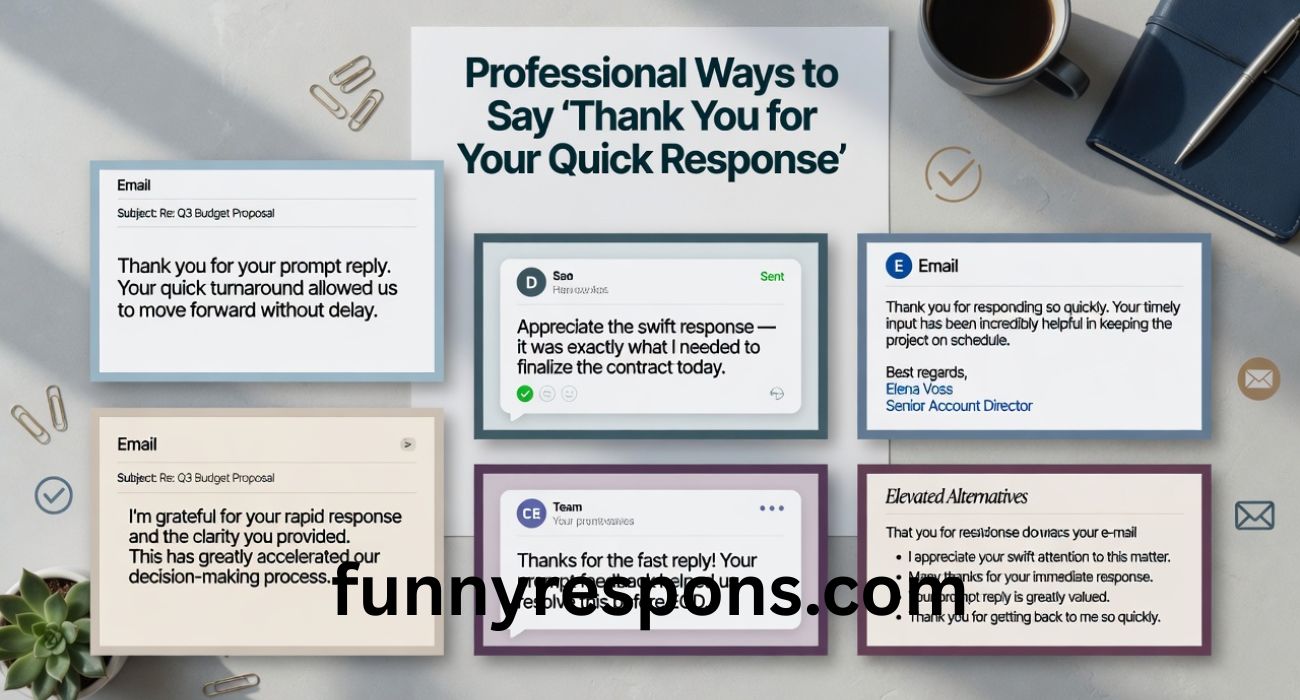 35 Professional Ways to Say “Thank You for Your Quick Response” in Emails and Messages