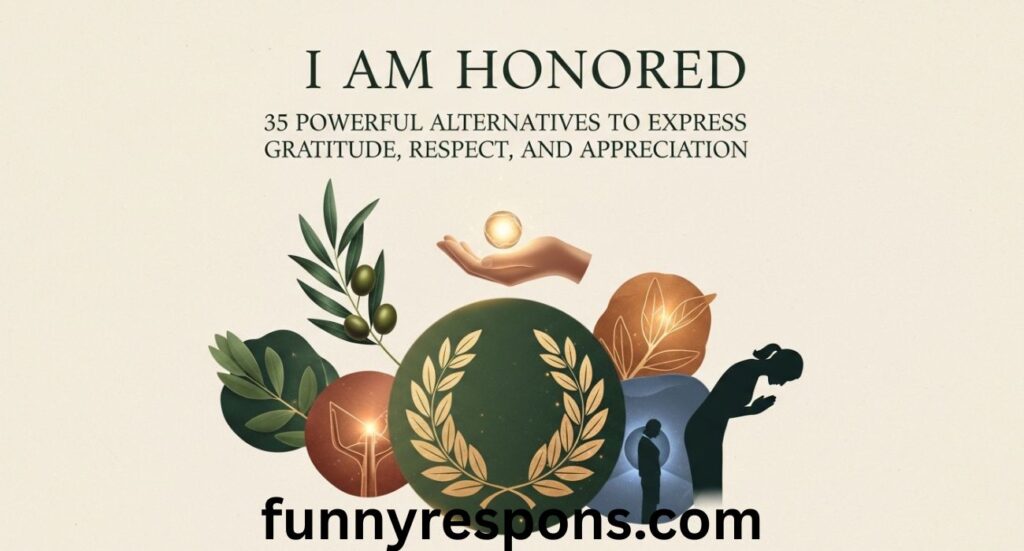 I Am Honored: 35 Powerful Alternatives to Express Gratitude, Respect, and Appreciation
