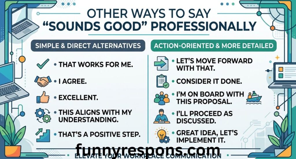 Other Ways to Say Sounds Good Professionally: 35 Better Alternatives for Workplace Communication