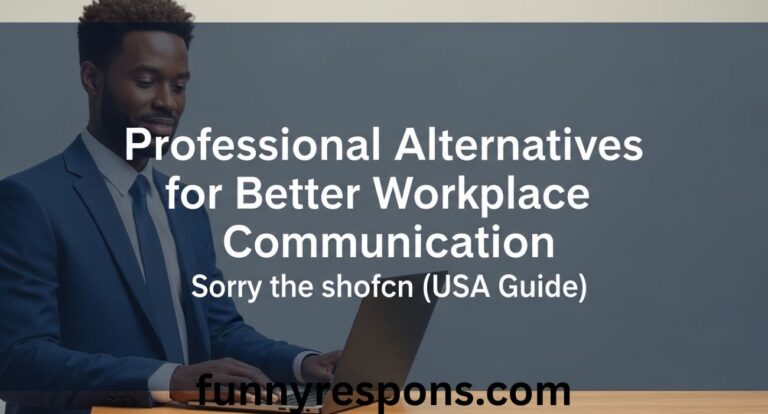 Sorry for the short notice in an email – Professional Alternatives for Better Workplace Communication (USA Guide)